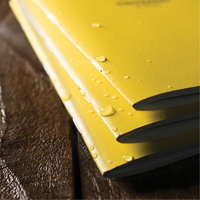 Carnet de notes, Couverture souple, Jaune, 48 Pages, 4-5/8" , 7"  Consource