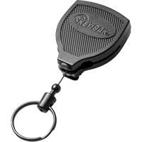 Super48 Heavy-Duty Retractable Key Holder, Polycarbonate, 48" Cable, Belt Clip Attachment Consource