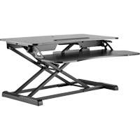 Goya Sit-Stand Workstation, Desktop Unit, 22" H x 31-1/2" W x 24" D, Black Consource