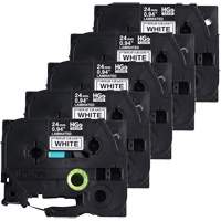 Laminated Tape, 24 mm x 8 m, Black on White Consource