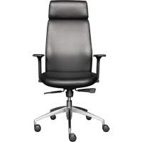 Fauteuil de cadre &agrave; dossier &eacute;lev&eacute; s&eacute;rie Activ, Polyur&eacute;thane/Vinyle, Noir, Capacit&eacute; 275 lb Consource