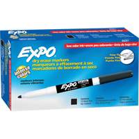Low Odour Dry Erase Whiteboard Marker, Black, Fine Tip Consource