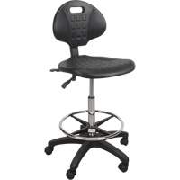 Heavy-Duty Ergonomic Stool, Mobile, Adjustable Height, 250 lbs. Capacity Consource