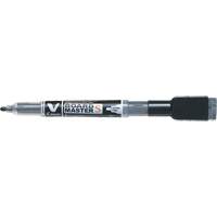 Vboard Master S White Board Marker with Eraser, Blue, Fine Tip Consource