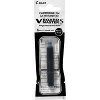 Vboard Master S Slim White Board Marker Refill, Black Consource