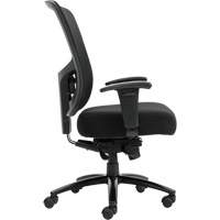 Chaise &agrave; dossier haut avec m&eacute;canisme &agrave; basculement synchronis&eacute; robuste Raven 400, Mailles, Noir, Capacit&eacute; 400 lb Consource