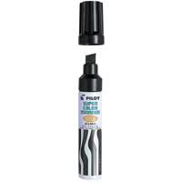 Marqueur permanent rechargeable Super Color, Noir, Pointe Ciseau Consource