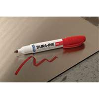 Marqueur Dura-Ink no 55, Rouge, Pointe Ciseau Consource