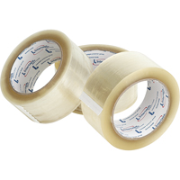 Box Sealing Tape, Hot Melt Adhesive, 1.6 mils, 50 mm (2") x 100 m (328') Consource