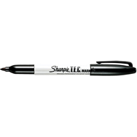 Marqueur permanent T. E. C. (Trace Element Certified), Noir, Pointe Fin Consource