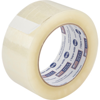 Box Sealing Tape, Acrylic Adhesive, 2 mils, 48 mm (1-22/25") x 99.97 m (328') Consource