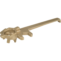 Cl&eacute;s &agrave; obturateur de luxe, Ouverture de 1-1/4", Poign&eacute;e 9", Alliage de laiton anti&eacute;tincelles Consource