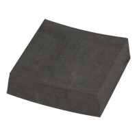 Mousse de n&eacute;opr&egrave;ne noir, &eacute;paisseur 1", 3" lo x 3" la Consource