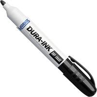 Dura-Ink&reg; Dry Erase Ink Markers, Black, Bullet Tip Consource