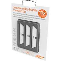 Slice Lames &agrave; extr&eacute;mit&eacute; arrondie pour couteau utilitaire en c&eacute;ramique, Style Simple Consource