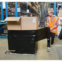 Stretch Wrap, 0.8 Gauge (20.3 micrometers), 15" x 1500', Opaque Black Consource