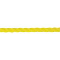 1/4" Braided Yellow Rope, Polypropylene, 1300' Consource