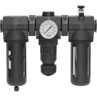 Filtre, d&eacute;tendeur & lubrificateur Modulair 400 avec drain manuel & bol standard, 3/4" NPTF Consource