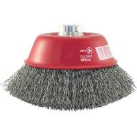 Brosse-boisseau &agrave; fils cr&ecirc;p&eacute;s en acier Consource