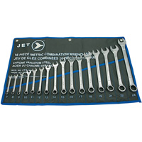 CWS-16M Raised Panel Wrench Set, Combination, 16 Pieces, Metric Consource