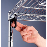 &eacute;tag&egrave;res super ajustables Super Erecta, Ensemble de Ajout, 5 Tablettes, 36" la x 86-5/8" h x 24" p Consource