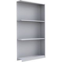 &eacute;l&eacute;ment de rayonnage Interlok, Acier, Sans boulons, Capacit&eacute; 450 lb, 48" la x 88" h x 24" p Consource