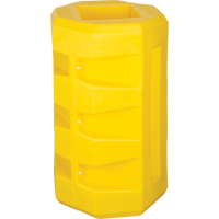 Protecteurs de colonne, Ouverture int&eacute;rieure 18-1/4" x 18-1/4", 30" lo x 30" la x 38-1/2" h, Jaune Consource
