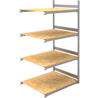 &eacute;tag&egrave;re-classeur de grande largeur, Acier, 4 Tablettes, 42" la x 32" p x 84" h, Ensemble Ajout Consource