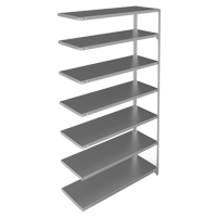 &eacute;l&eacute;ment de rayonnage, Acier galvanis&eacute;, Montant &agrave; fente, Capacit&eacute; 275 lb, 48" la x 84" h x 18" p Consource