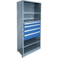 Cabinet d'entreposage &agrave; tiroirs int&eacute;gr&eacute; Interlok Consource