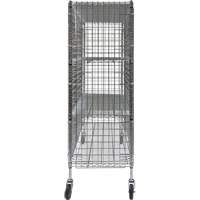 Chariot de s&eacute;curit&eacute;, Chrom&eacute;, 60" x 69" x 24", Capacit&eacute; 500 lb Consource