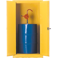 Armoires de s&eacute;curit&eacute; pour barils, Capacit&eacute; de 55 gal. US, Jaune Consource