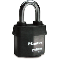 ProSeries&reg; Weather Tough&reg; Padlock, Black, Keyed Different, Laminated Steel, 2-3/8" Width Consource