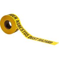 Ruban pour barricade, Anglais, 3" la x 200' lo, 3 mils, Noir sur jaune Consource