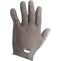 Mesh Glove, Size 6/X-Small, Stainless Steel Shell, ANSI/ISEA 105 Level 5 Consource