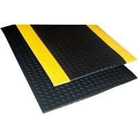 No. 419 Sof-Tred with Dyna-Shield Mats, Diamond, 4' x 60' x 1/2", Black/Yellow, PVC Consource