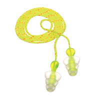 Bouchons d'oreilles r&eacute;utilisables &agrave; trois brides E-A-R, Avec cordon, Vrac - Sac en poly, 26 dB NRR, Taille unique Consource