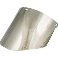 Molded Faceshield Window, Polycarbonate, Green Tint Consource