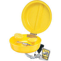 Douche oculaire/faciale avec couvercle, Installation Socle, Bol Plastique Consource