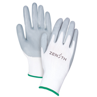 Gants l&eacute;gers enduits et respirants, 8/Moyen, R&ecirc;vetement Mousse de nitrile, Calibre 13, Enveloppe en Polyester Consource
