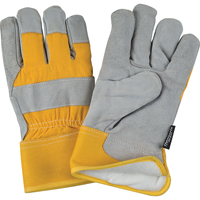 Superior Warmth Winter-Lined Fitters Gloves, Medium, Split Cowhide Palm, Thinsulate Inner Lining Consource