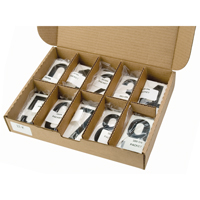 Num&eacute;ros autocollants, 0 &agrave; 9, 3-1/2" h, Noir sur blanc Consource