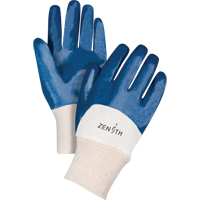 Gants &agrave; doublure interlock de poids moyen, 10/T-Grand, R&ecirc;vetement Nitrile, Enveloppe en Coton Consource