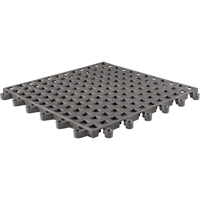 Tapis Ergodeck tout usage No 564 & No 566, PVC, 1-1/2' la c, 1-1/2' lo, 7/8" &eacute;paisseur, Charbon Consource