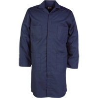 Lab Coat, Poly-Cotton, 46, Navy Blue Consource