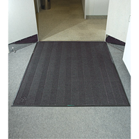 Waterhog&reg; Eco Elite Matting, Wiper/Scraper, 4' x 6' x 3/8", Grey Ash Consource