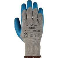 ActivArmr&reg; 80-100 Gloves, 9/Large, Rubber Latex Coating, 10 Gauge, Polyester/Cotton Shell Consource