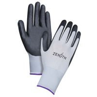 Gants l&eacute;gers enduits et respirants, 6/T-petit, R&ecirc;vetement Mousse de nitrile, Calibre 13, Enveloppe en Polyester Consource