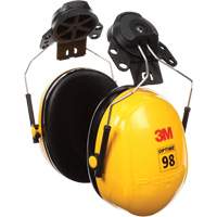 Serres-t&ecirc;tes de s&eacute;rie Peltor Optime 98, Fixation pour casque, 23 NRR dB Consource