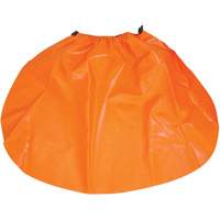 &eacute;cran anti-pluie pour casque de s&eacute;curit&eacute;, Taille unique, Orange, Nylon/PVC Consource
